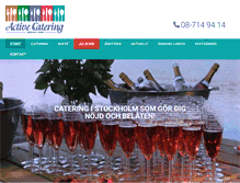 Tablet Screenshot of activecatering.se